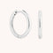 Essential Medium Hoops in Silver-Astrid &amp; Miyu