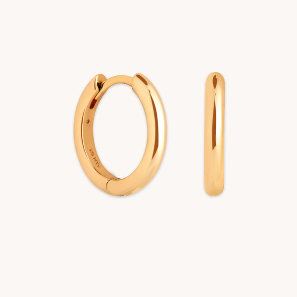 Essential Small Hoops in Gold-Astrid &amp; Miyu