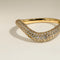 Wave Crystal Ring in Gold-Astrid &amp; Miyu
