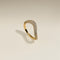 Wave Crystal Ring in Gold-Astrid &amp; Miyu