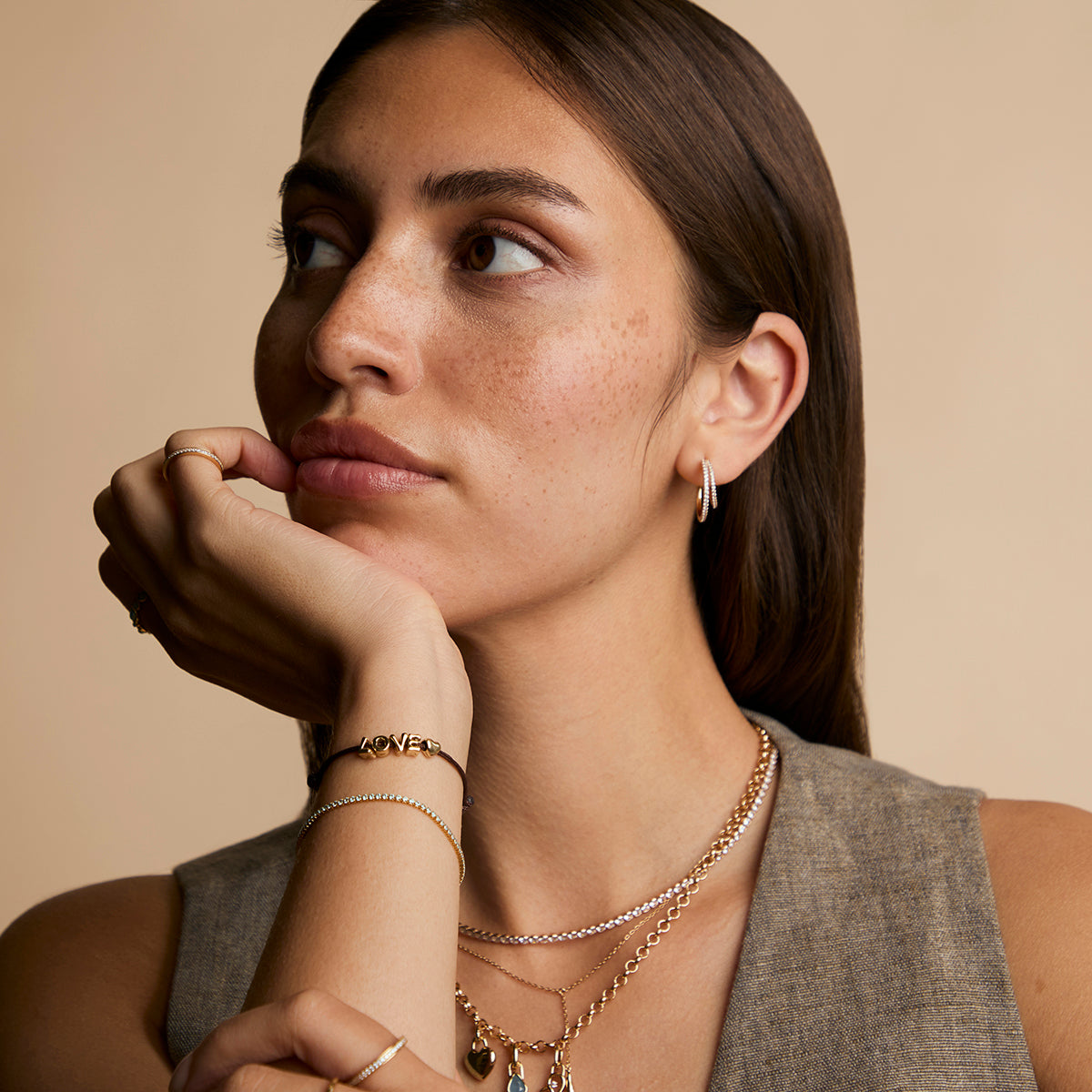 Story Strand Bracelet in Brown-Astrid &amp; Miyu