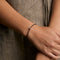 F Initial Click Charm in Solid White Gold-Astrid &amp; Miyu