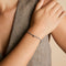 L Initial Click Charm in Solid White Gold-Astrid &amp; Miyu