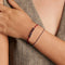 P Initial Click Charm in Solid White Gold-Astrid &amp; Miyu