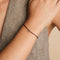 V Initial Click Charm in Solid White Gold-Astrid &amp; Miyu