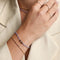 Molten Bar Chain Bracelet in Solid Gold-Astrid &amp; Miyu