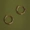 Molten Hoops in Solid Gold-Astrid &amp; Miyu