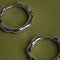 Molten Hoops in Solid White Gold-Astrid &amp; Miyu
