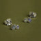 Opal Duo Studs in Solid White Gold-Astrid &amp; Miyu