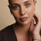 Opal Cluster Pendant in Solid Gold-Astrid &amp; Miyu