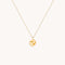 Molten Coin Pendant in Solid Gold-Astrid &amp; Miyu