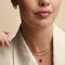 Molten Coin Pendant in Solid Gold-Astrid &amp; Miyu