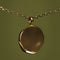 Molten Coin Pendant in Solid Gold-Astrid &amp; Miyu