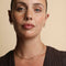 Molten Bar Chain Necklace in Solid Gold-Astrid &amp; Miyu
