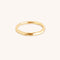 Molten Band Ring in Solid Gold-Astrid &amp; Miyu
