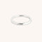 Molten Band Ring in Solid White Gold-Astrid &amp; Miyu