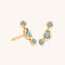 Opal Climber Studs in Gold-Astrid &amp; Miyu