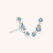 Opal Climber Studs in Silver-Astrid &amp; Miyu