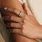 Molten Illusion Pearl Ring in Silver-Astrid &amp; Miyu