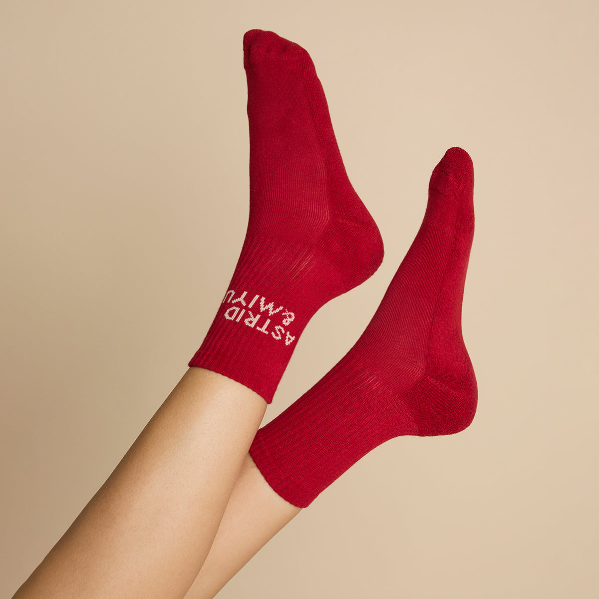 Festive Socks in Red-Astrid &amp; Miyu