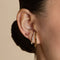 Lightning Bolt Titanium Piercing Stud in Gold-Astrid &amp; Miyu