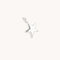 Star Charm 9k White Gold-Astrid &amp; Miyu