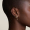 Twilight Star Pavé Hoops in Gold-Astrid &amp; Miyu
