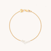 Crystal Scatter Bracelet in Gold-Astrid &amp; Miyu
