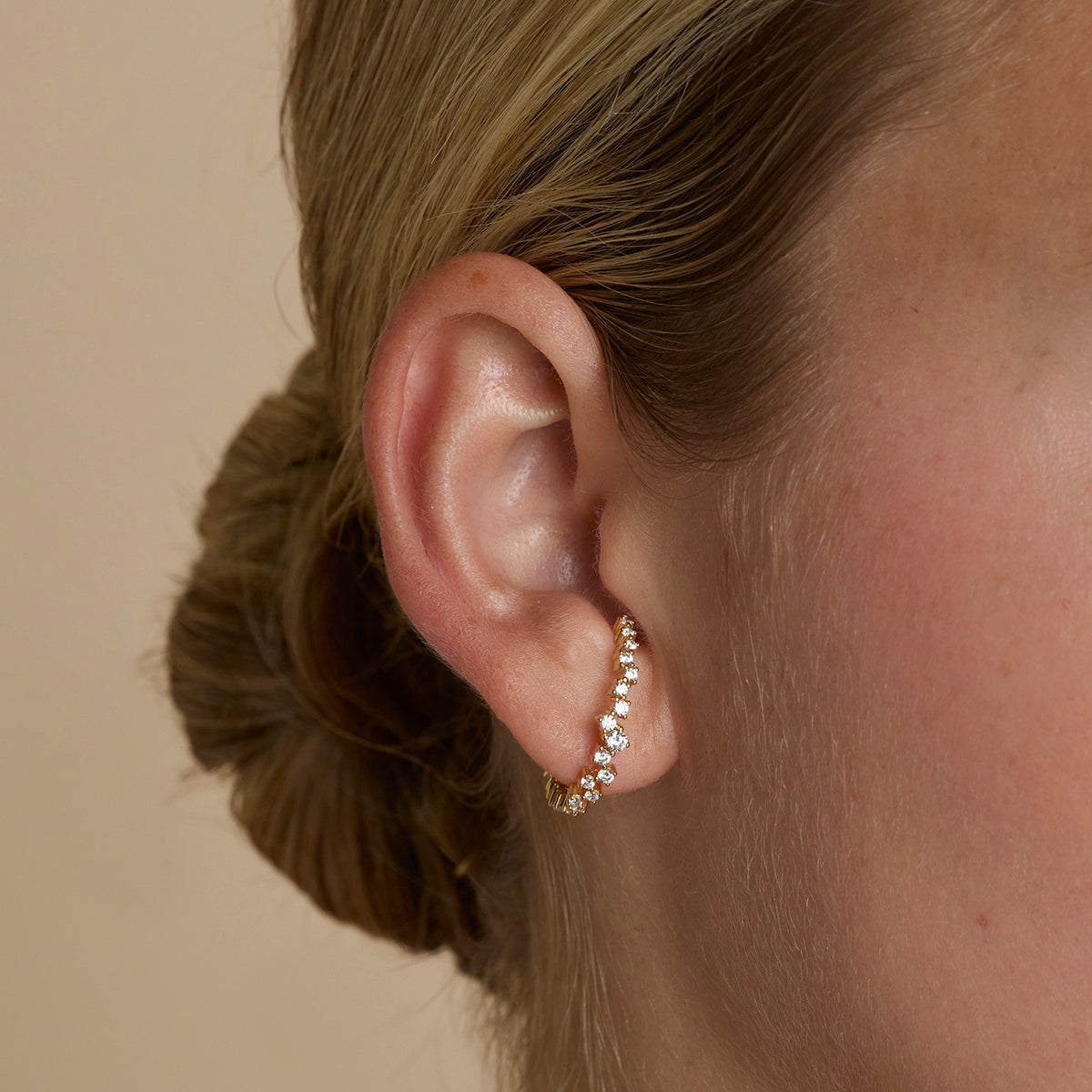 Orbit Crystal Studs in Gold-Astrid &amp; Miyu