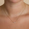 Crystal Scatter Necklace in Gold-Astrid &amp; Miyu