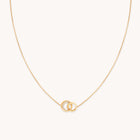 Orbit Crystal Pendant Necklace in Gold-Astrid &amp; Miyu