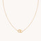 Orbit Crystal Pendant Necklace in Gold-Astrid &amp; Miyu