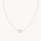 Orbit Crystal Pendant Necklace in Silver-Astrid &amp; Miyu