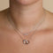 Orbit Crystal Pendant Necklace in Silver-Astrid &amp; Miyu
