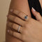 Crystal Scatter Band Ring in Silver-Astrid &amp; Miyu