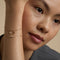 Diamond Cluster Bracelet in Solid Gold-Astrid &amp; Miyu