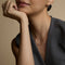 Diamond Cluster Molten Necklace in Solid Gold-Astrid &amp; Miyu