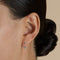 Diamond Trio Ear Jacket in Solid White Gold-Astrid &amp; Miyu
