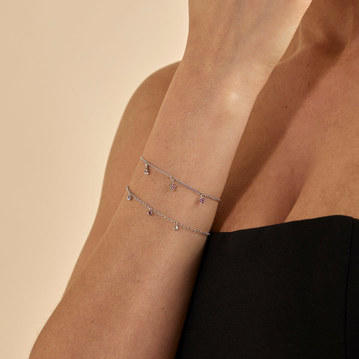 Orange Slice Charm 9k White Gold-Astrid &amp; Miyu