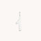 Number Charms - 1 Charm 9k White Gold - Welding Charm - Astrid &amp; Miyu