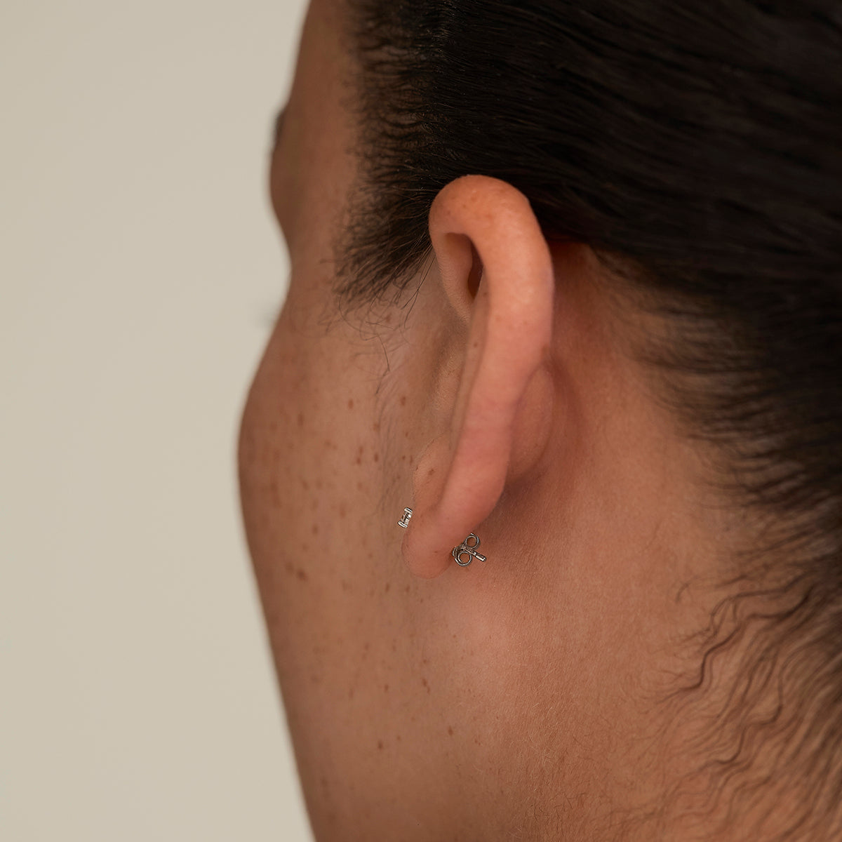 Butterfly Earring Back in Solid White Gold-Astrid &amp; Miyu