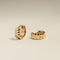Ridged Huggies in Gold-Astrid &amp; Miyu