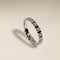 Crystal Ridged Ring in Silver-Astrid &amp; Miyu