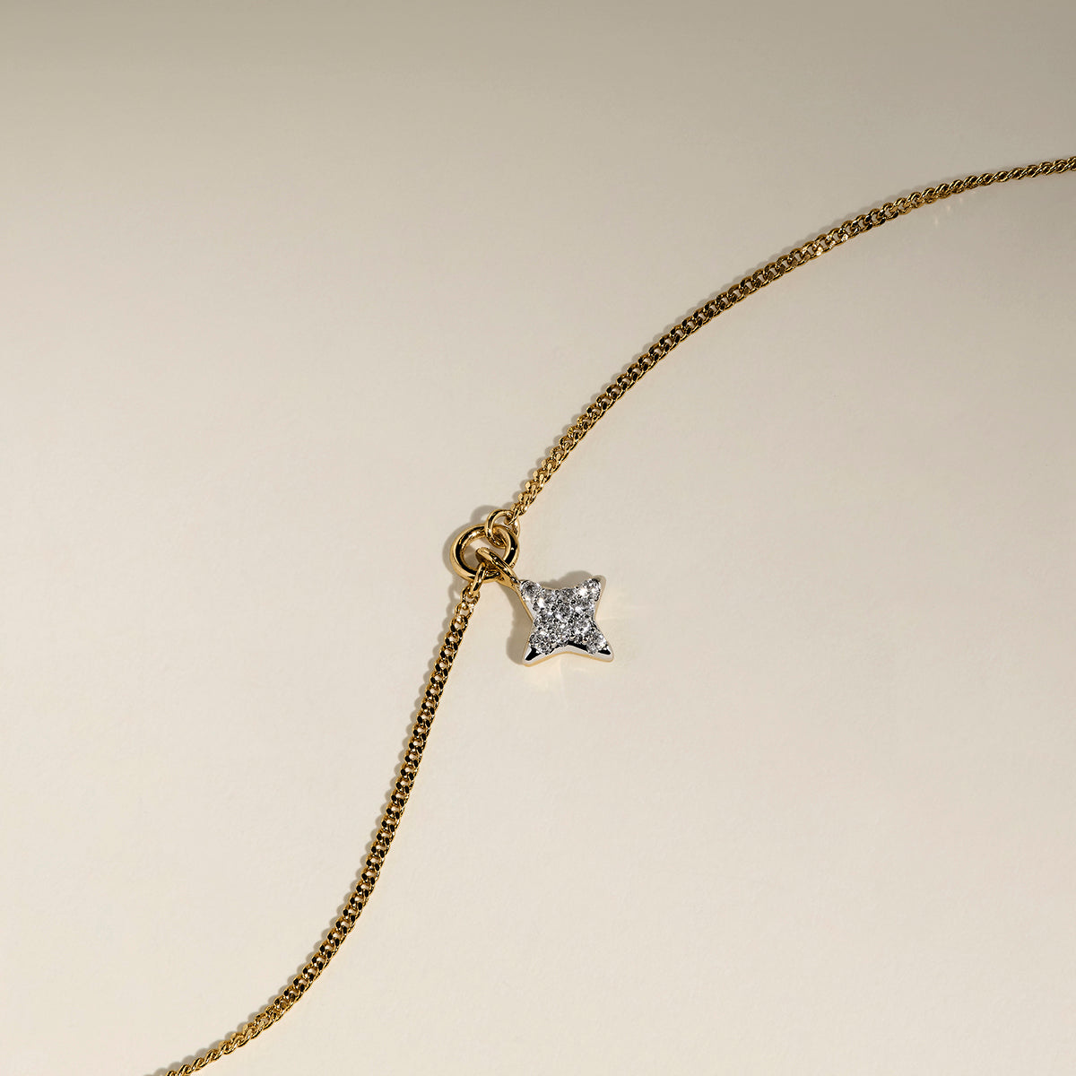 Pavé Cosmic Star Bracelet in Gold-Astrid &amp; Miyu