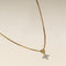 Pavé Cosmic Star Pendant Necklace in Gold-Astrid &amp; Miyu