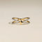 Illusion Crystal Cosmic Ring in Gold-Astrid &amp; Miyu