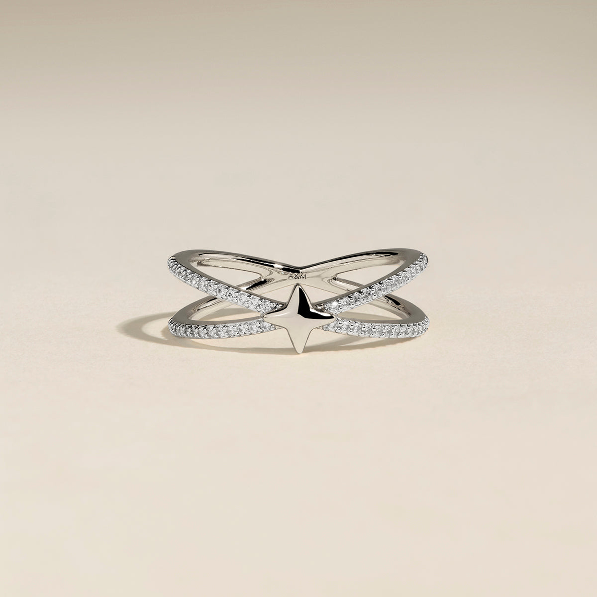 Illusion Crystal Cosmic Ring in Silver-Astrid &amp; Miyu
