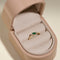 Emerald May Birthstone Milestone Ring in Solid Gold-Astrid &amp; Miyu