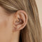 Rope Daith Ring in Solid White Gold-Astrid &amp; Miyu