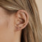 Horseshoe Piercing Stud in Solid Gold-Astrid &amp; Miyu